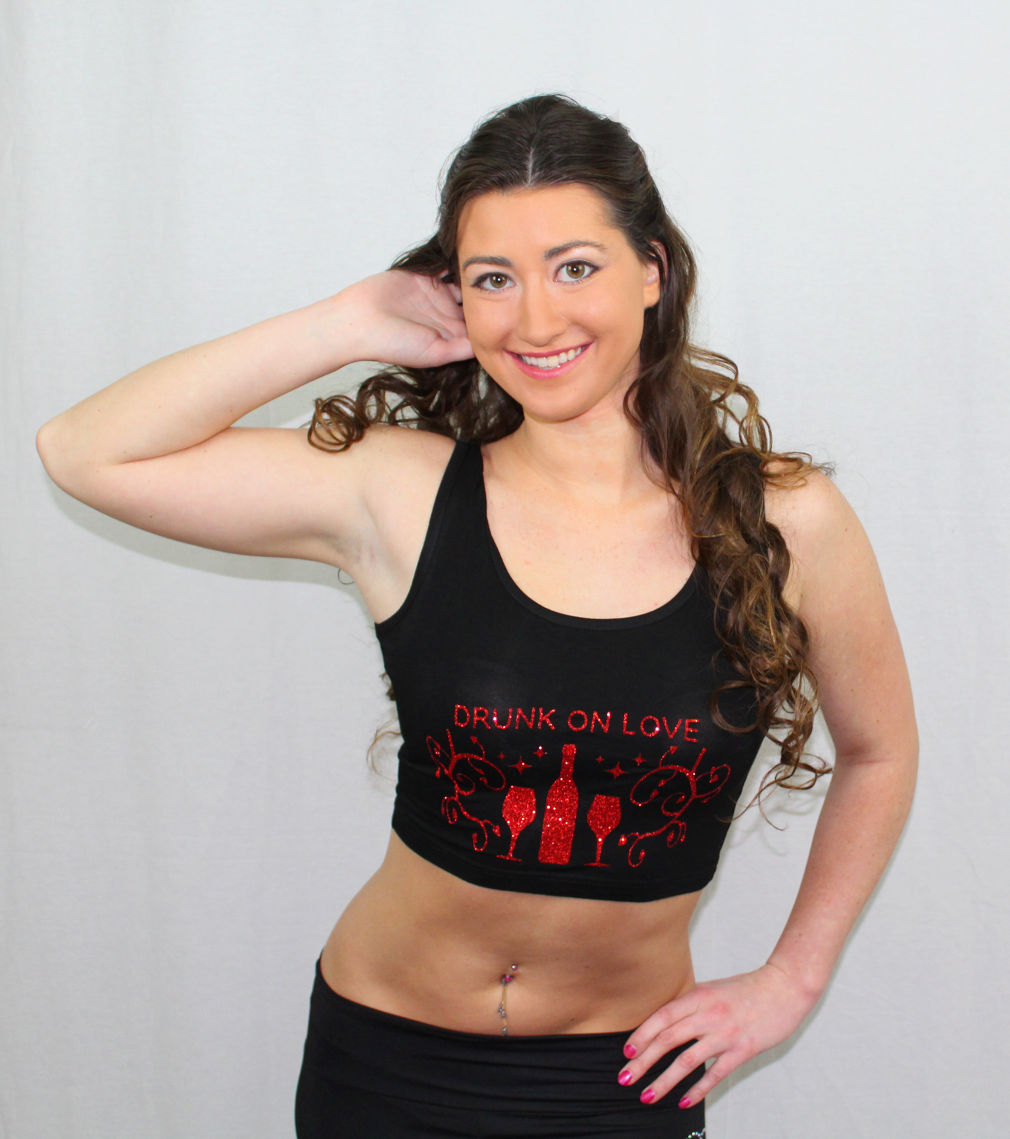 Drunk on Love Crop Top