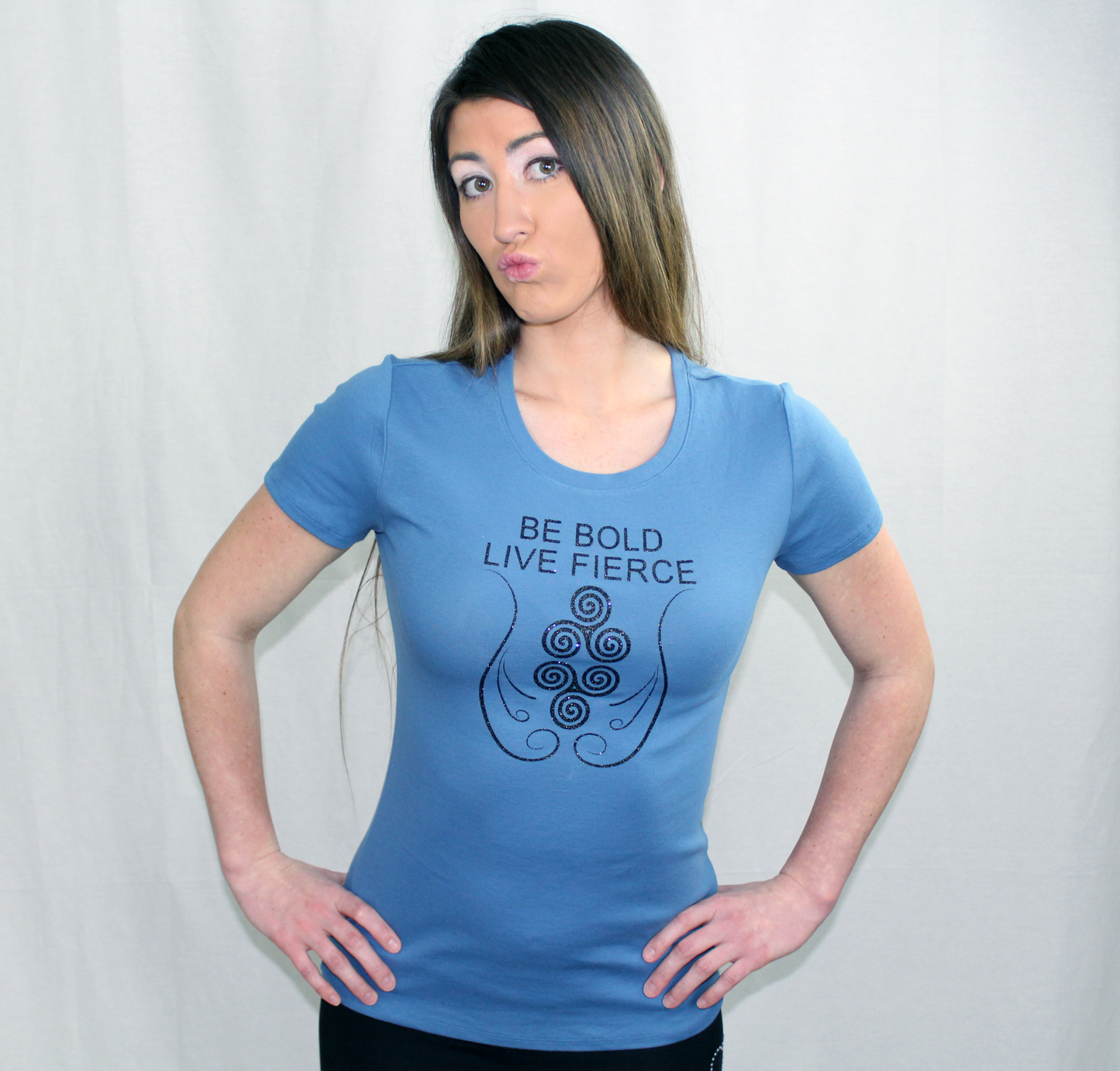 Z Be Bold Live Fierce Stretchy T-shirt