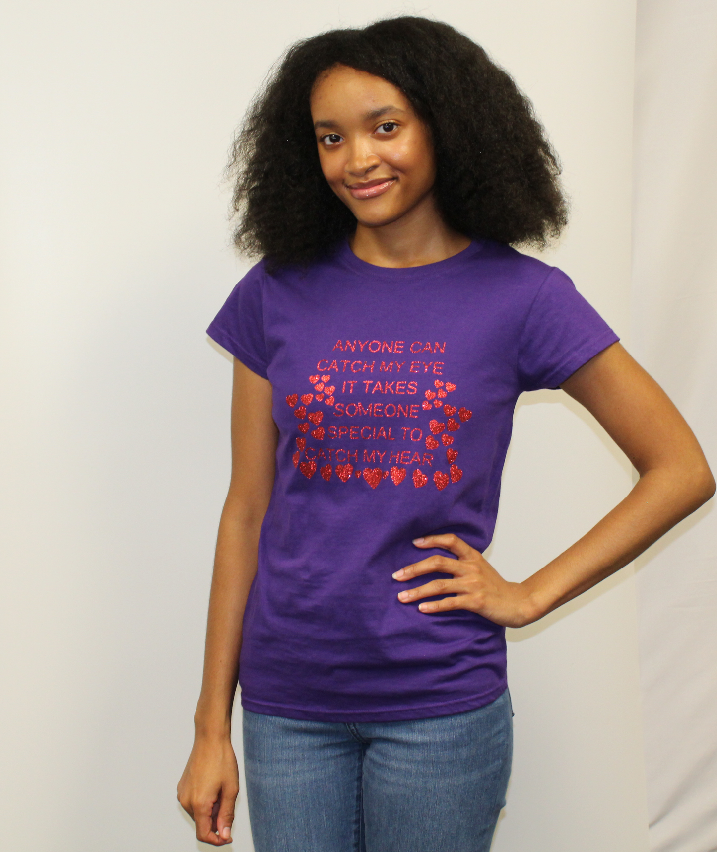 Anyone can catch my eye it takes someone special to catch my heart t-shirt