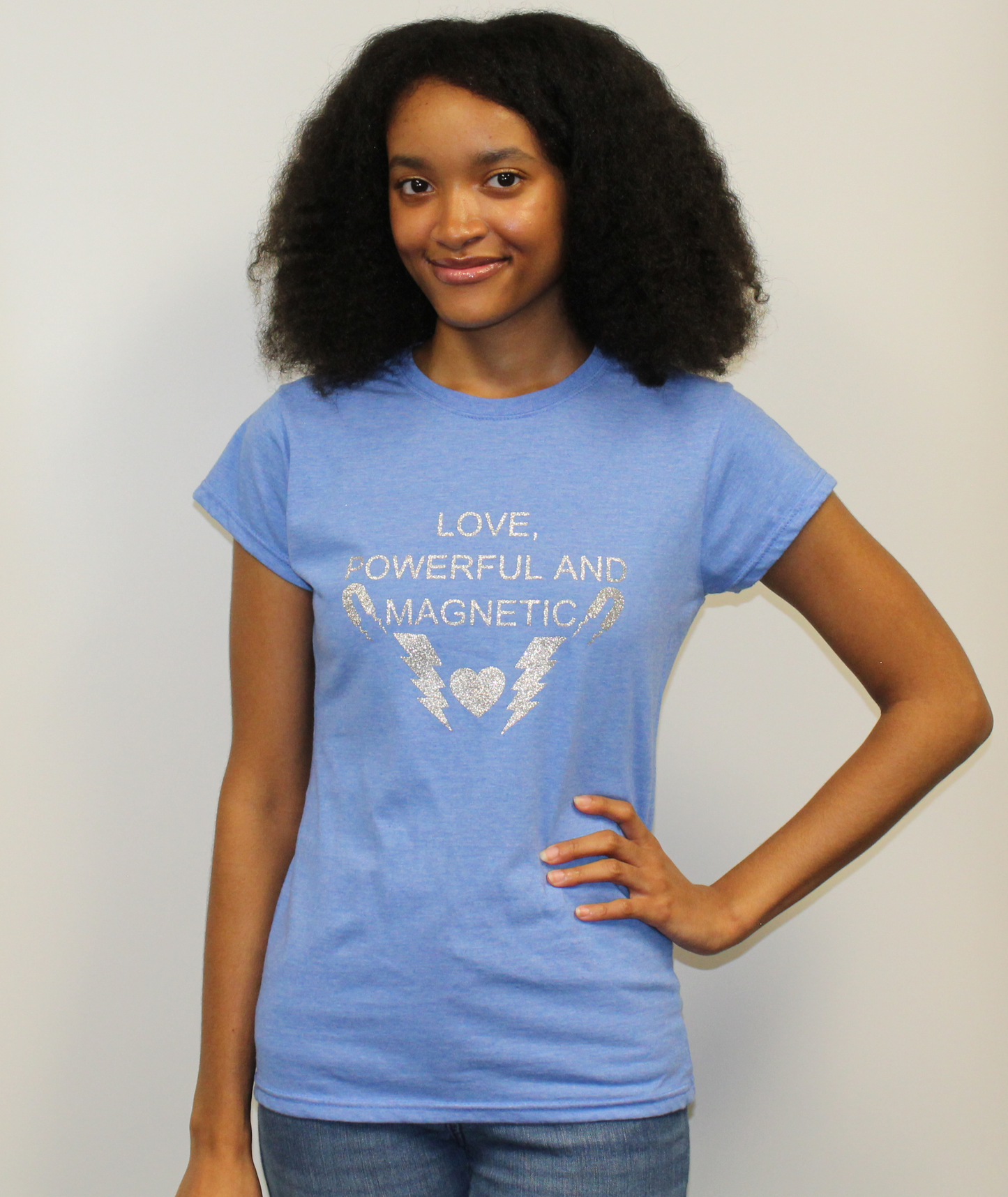 Love Powerful and Magnetic Stretchy T-shirt
